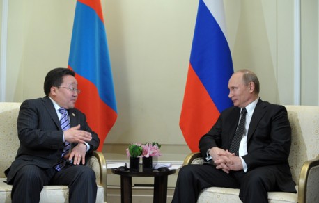Монгол Улсын Ерөнхийлөгч Ц.Элбэгдорж, ОХУ-ын Ерөнхийлөгч В.Путин хоёр уулзлаа.