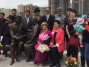 Зохиолч Ч.Лодойдамба гуайн гэр бүлийн “хөшөө” сүндэрлэв Zohiolch Lodoidambiin hoshoo