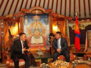 Бүс нутгийн харилцааг хөгжүүлэх зорилгоор Тува Улсын тэргүүнийг хүлээн авч уулзав tuva ulsiin toriin terguun