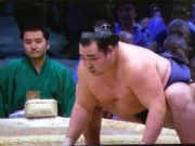 Хакүхо М.Даваажаргал, Какүрюү М.Ананд нар башё өнжинө anand