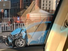 Машинууд автобустай мөргөлдсөн ноцтой осол гарчээ! zamiin-osol