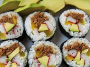 АМТАТ ЖОР: Аялалдаа амтат Самгёпсал кимбаб бэлдээрэй samgyobsal-kimbab