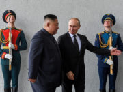 БНАСАУ, ОХУ-ын удирдагчдын анхны дээд хэмжээний уулзалт эхэллээ Putin-Kim Jon Un