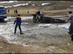 Завхан аймагт шар усны үерийн улмаас авто замын хөдөлгөөнийг түр хаалаа! shar-usnii-uyer