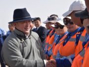 Х.Баттулга Дорноговь аймагт ажиллаж, Зүүнбаян өртөөний нээлтэд оролцов Battulga-Dornogovi