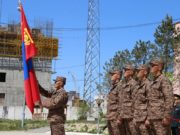 120 хүний бүрэлдэхүүнтэй энхийг сахиулах багийнхан “Жанжин” туганд хүндэтгэл үзүүллээ Enhiig-sahiulagchid