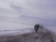 АНХААР: Цасан шуурганы улмаас Зүүн чиглэлийн замыг түр хаалаа tsasan-shuurga