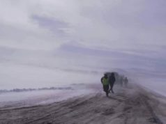 АНХААР: Цасан шуурганы улмаас Зүүн чиглэлийн замыг түр хаалаа tsasan-shuurga