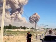 КАЗАКСТАН: Зэвсгийн агуулахад гарсан түймрийг унтраахад хүндрэлтэй байна! khazakhstan