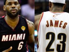 Леброн Жэймс “6” дугаартайгаа талбайд тоголно Lebron-James