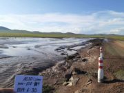 Улаанбаатар-Арвайхээр чиглэлд автозамын хөвөө усанд эвдэрчээ! arwaiheer-auto-zam-03