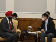 БШУЯ-ны Сайд Л.Энх-Амгалан Элчин сайд М.П.Сингхийг хүлээн авлаа enhamagaln