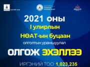 НӨАТ-ын буцаан олголт өнөөдрөөс иргэдийн дансанд орно e-barimt